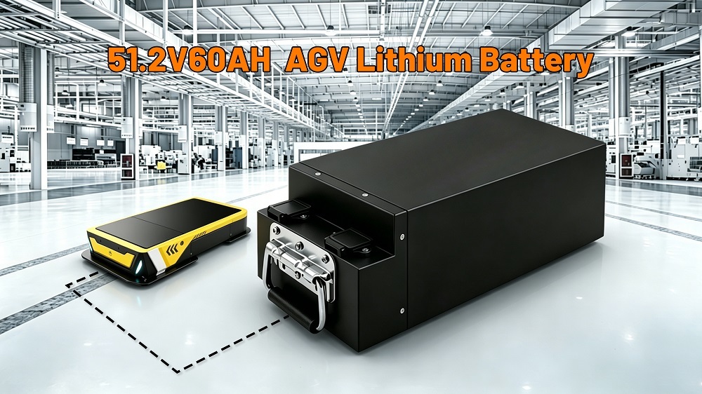 آخرین مورد شرکت Singapore AGV Lithium Battery 51.2V60AH Project Case
