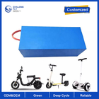 OEM ODM LiFePO4 lithium battery pack NMC NCM Blue Thermoplastic Film EV Battery Pack 48V 48Ah Electric Scooter battery