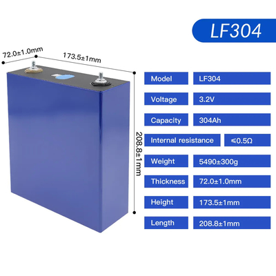 EVE LF304 3.2V 304Ah Prismatic LFP Cell LiFePO4 Lithium Iron Battery Cell 100AH 200AH 4000 Cycles for DIY Battery Packs