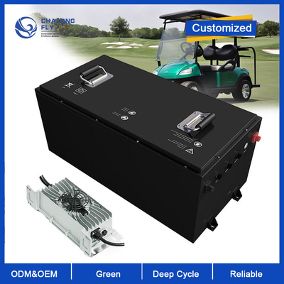 CLF 48V 51.2V 100AH/200AH Lithium Electric Golf Cart Battery 72AH/160AH 48 Volt Lifepo4 Golf Car Battery Pack