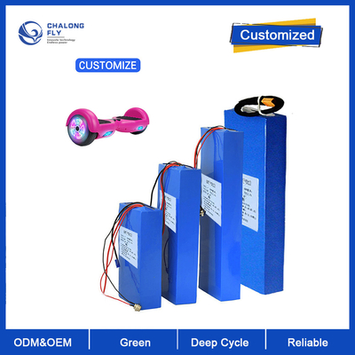 Customized Rechargeable Li Ion Battery Pack 48V 72V For E Bike Scooter