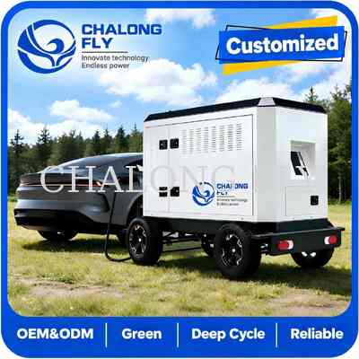 80kW 106kWh LiFePO4 Mobile Battery Energy Storage System for C&I Mobile BESS Projects