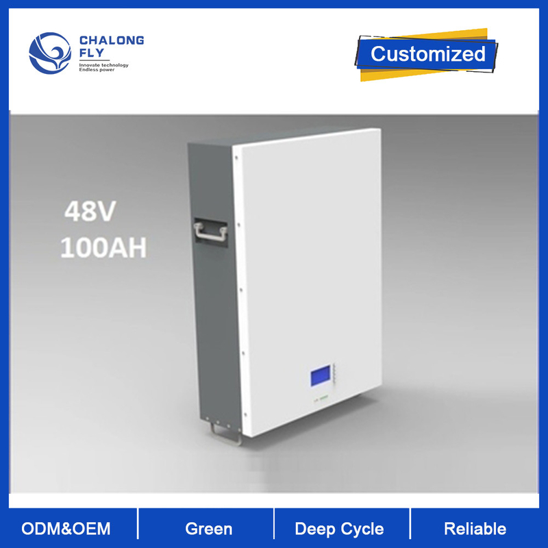 48V100Ah 200Ah Lithium Ion LiFePO4 Battery Pack 5KWh Powerwall For Home Solar Energy System