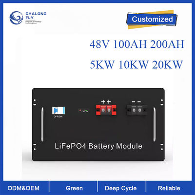باتری لیتیومی LiFePo4 48 ولت 5 کیلو وات 10 کیلووات OEM ODM باتری فسفات آهن لیتیوم برای EV/RV/قایق/سابقات گلف