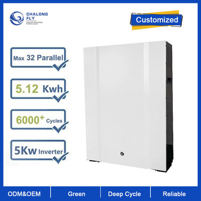 باتری لیتیوم LiFePO4 48V 100AH 200AH باتری لیتیوم یون سفارشی 5KW 10KW Powerwall برای خانه سیستم ذخیره سازی خورشیدی