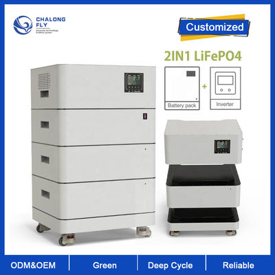 باتری لیتیومی LiFePo4 ALL IN 1 Rack Storage Energy Container OEM ODM 10KW 15KW 20KW 48V LiFePO4 Battery