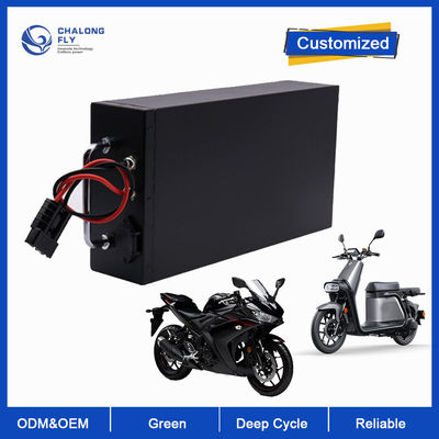 باتری لیتیوم LiFePO4 60V 72V 96V بسته های باتری لیتیوم سفارشی 30AH 40AH 60AH 80AH 150AH برای موتورسیکلت الکتریکی / صندلی چرخدار