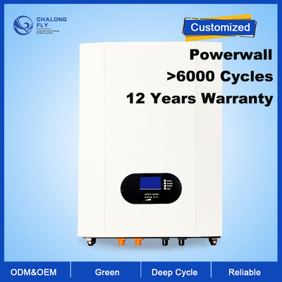 OEM ODM باتری لیتیوم LiFePO4 باتری پشتیبان خانه نصب شده در دیوار باتری قابل شارژ 5kwh 7kwh 10kwh باتری لیتیوم