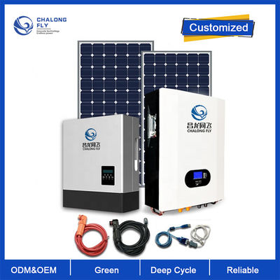 OEM ODM خانه سیستم انرژی خورشیدی قدرت باتری لیتیوم 5Kw 7Kw 10Kw 20kw باتری لیتیوم