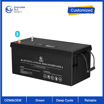 OEM ODM LiFePO4 باتری لیتیوم 12V 200Ah باتری لیتیوم باتری سفارشی بسته های باتری لیتیوم