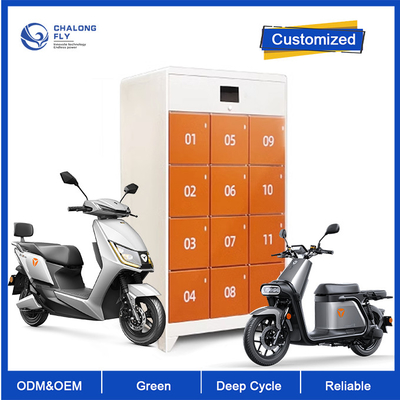 OEM ODM LiFePO4 لیتیوم اسکوتر Ebike باتری ایستگاه تعویض باتری کابین شارژ سریع باتری سفارشی