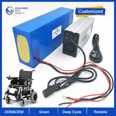 باتری لیتیومی قابل شارژ LiFePO4 OEM ODM 24V 36V 48V 60V 50AH 100AH ​​بسته های باتری لیتیومی اسکوتر برقی Mobility