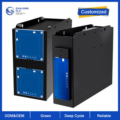 باتری LiFePO4 لیتیوم OEM ODM لیتیوم یون قابل شارژ بسته باتری AGV 24V 36V 48V 80AH 150AH 200AH خودرو الکتریکی