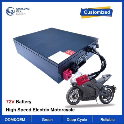 بسته باتری موتور سیکلت اسکوتر Ebike 72V 50Ah 100AH ​​LiFePO4 باتری لیتیوم یون