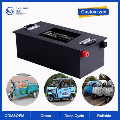 باتری لیتیوم LiFePO4 80AH 120AH 300AH باتری لیتیوم یون 48V 60V 76V 96V برای صندلی چرخدار الکتریکی
