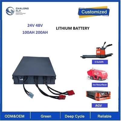 CLF لیفتراک الکتریکی Lifepo4 باتری لیتیوم OEM 48V 200Ah 300Ah 50Ah برای AGV