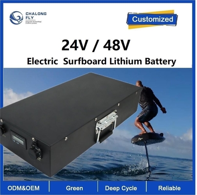 LiFePO4 باتری فوسفات آهن لیتیوم سفارشی 48V 35AH کایاک های زیر آب ترشح کننده سرفورد EV بسته های باتری لیتیوم BMS