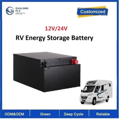 CLF لیتیوم آهن فوسفات شارژ مجدد LiFePO4 باتری بسته 100Ah 200Ah 300Ah 400Ah 12V 24V برای RV قایق کمپینگ