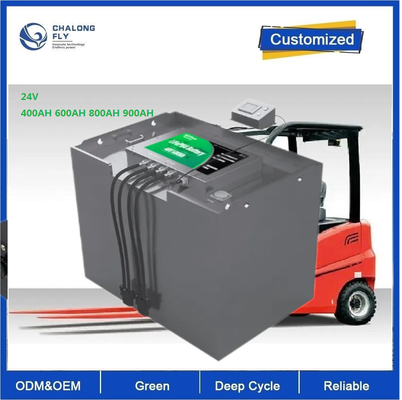 CLF OEM 24V600Ah LiFePO4 باتری لیتیوم آهن فوسفات برای تویوتا هلی فورک لیفت AGV روبات اسکوتر