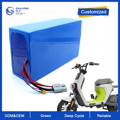 باتری لیتیوم LiFePO4 سفارشی 24V 36V 48V 60V 30AH باتری لیتیوم یون 40AH 60AH 80AH برای صندلی چرخدار / موتورسیکلت الکترونیکی