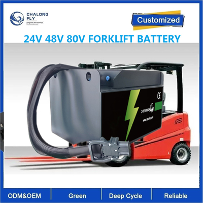 CLF 24V 48V 300Ah 400Ah OEM ODM LiFePO4 لیتیوم آهن فوسفات باتری پکیج برق برای فورتکلفت AGV ربات گلف کارت
