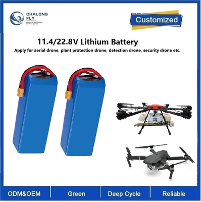 22000mAh LiFePO4 NCM 22.8V 33V 43.2V 6S 12s باتری یون لیتیوم برای هواپیمای بدون سرنشین