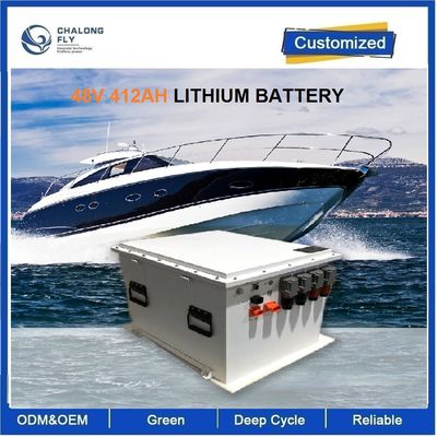 CLF LiFePO4 باتری لیتیوم OEM ODM 48V 412AH لیتیوم یون Lifepo4 باتری بسته برای موتور قایق دریایی