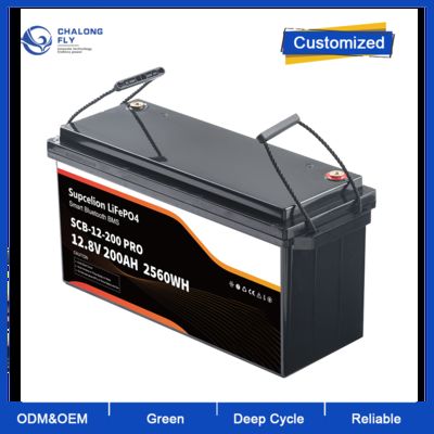 بسته باتری لیتیوم یونی 12 ولت 200 آمپر ساعتی جایگزین سرب اسید عمده فروشی OEM سرب اسید به باتری Lifepo4 موجودی اتحادیه اروپا