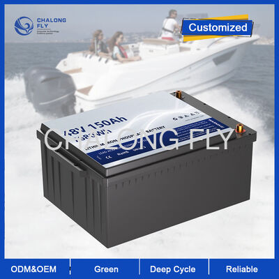بسته باتری 48V 150Ah LiFePO4 با سیستم مدیریت داخلی الکتریکی قایق دریایی یاخت ترولینگ موتور کیاک لوازم جانبی