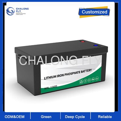 Weran ظرفیت بالا 12V 400Ah LiFePO4 باتری ذخیره انرژی خورشیدی RV Marine Lithium Ion Pack با گواهینامه UN38.3