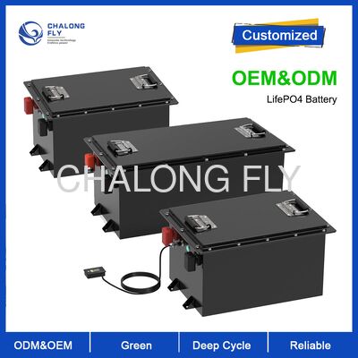 48V 100Ah High Capacity LiFePO4 Golf Cart Battery with 4000 Cycles and Grade A Cells