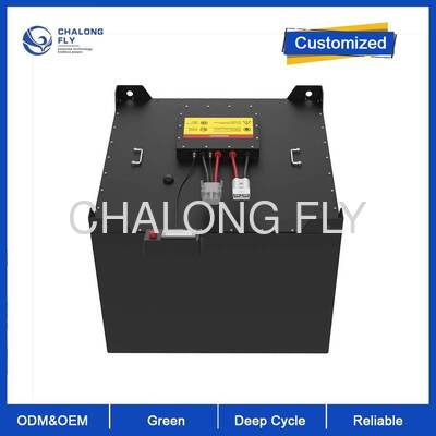 باتری لیتیومی 24 ولتی 80 آمپر ساعتی، مواد LiFePO4، بدون نیاز به تعمیر و نگهداری، ایمنی بالا و عمر چرخه طولانی برای لیفتراک های صنعتی