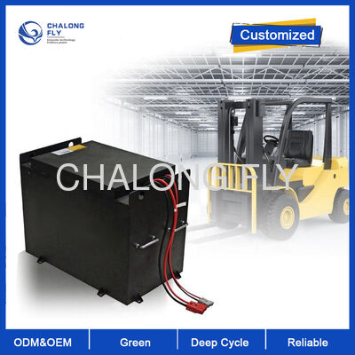LiFePO4 لیفتراک باتری لیتیوم هوشمند BMS 5000+ چرخه 1C شارژ سریع 160Wh / kg CAN Bus IP67 80V 500Ah
