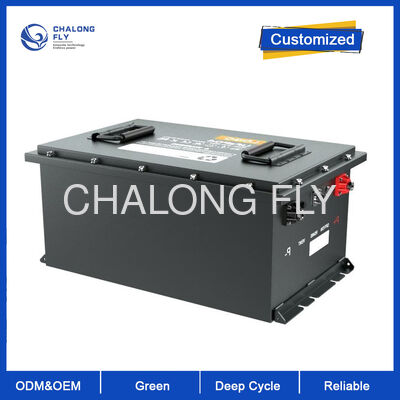 48V 190Ah LiFePO4 Golf Cart Battery with 5000+ Cycles, 9.12kWh High Capacity, and IP65 Waterproof Enclosure