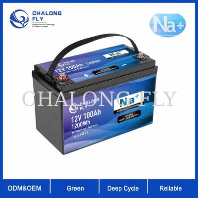 باتری چرخه عمیق یونی سدیم 12 ولتی 100 آمپر ساعتی با دمای پایین برای RV زمستانی و برق خارج از شبکه