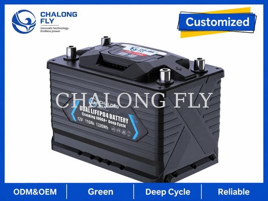 12.8V 110Ah LiFePO4 باتری RV دریایی با قدرت 1000A و انرژی چرخه عمیق 1408Wh